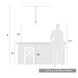Orwell 1 Light 8 inch Pewter Pendant Ceiling Light